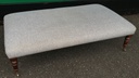 Lovely large grey coffee table footstool