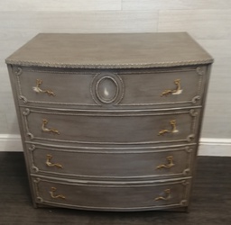[HF17136] MARIE ANTOINETTE STYLE FOUR DRAWER CHEST