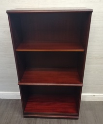 [HF17449] NEAT DARK WOOD BOOKCASE
