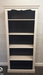 [HF17480] PAINTED PINE SHABBY CHIC BOOKCASE