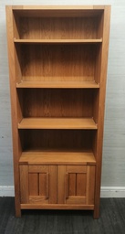 [HF17504] Oak Cupboard Base Bookcase