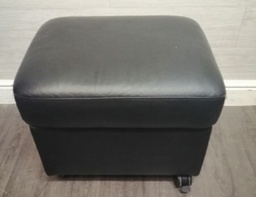 [HF17561] BLACK STRESSLESS OTTOMAN MODERN FOOTSTOOL