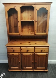 [HF17566] Quality pine glazed top dresser
