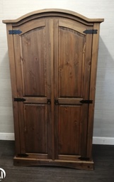 [HF17799] MEXICAN PINE DOUBLE WARDROBE