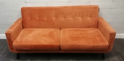 [HF18216] LOVELY MODERN BURNT ORANGE SOFA
