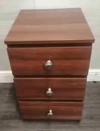 [HF18250] Modern three drawer bedside chest