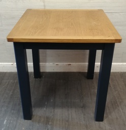 [HF18702] NEAT SQUARE OAK DINING TABLE