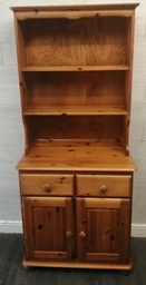 [HF18847] NEAT  PINE DISPLAY DRESSER