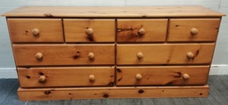 [HF18852] Quality Solid Pine Large Seven Drawer Merchant Style Chest