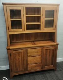 [HF18870] Oak Display Dresser Orrick Range From Furniture Village
