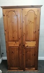 [HF18885] DUCAL Pine Double Wardrobe