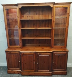 [HF18886] DUCAL Large Part Glazed Pine Dresser