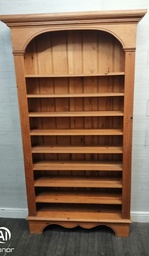 [HF18906] Solid Pine Bookcase / CD Storage unit
