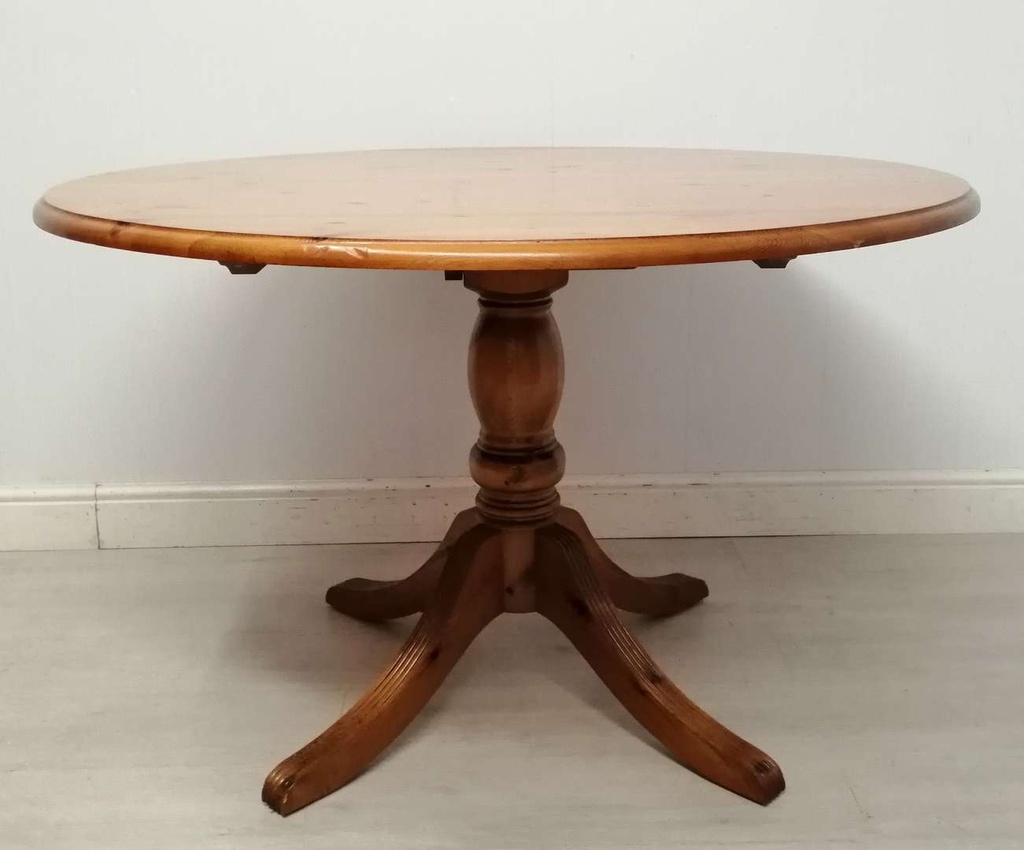 3ft9" DUCAL Round Pine Table