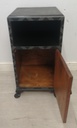 vintage painted bedside
