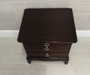 stag bedside table with tea tray