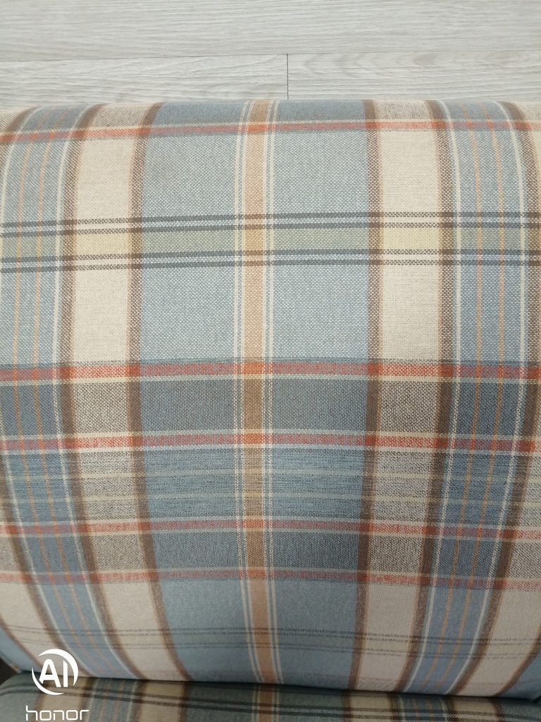 lovely check slipper style accent chair