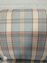 lovely check slipper style accent chair
