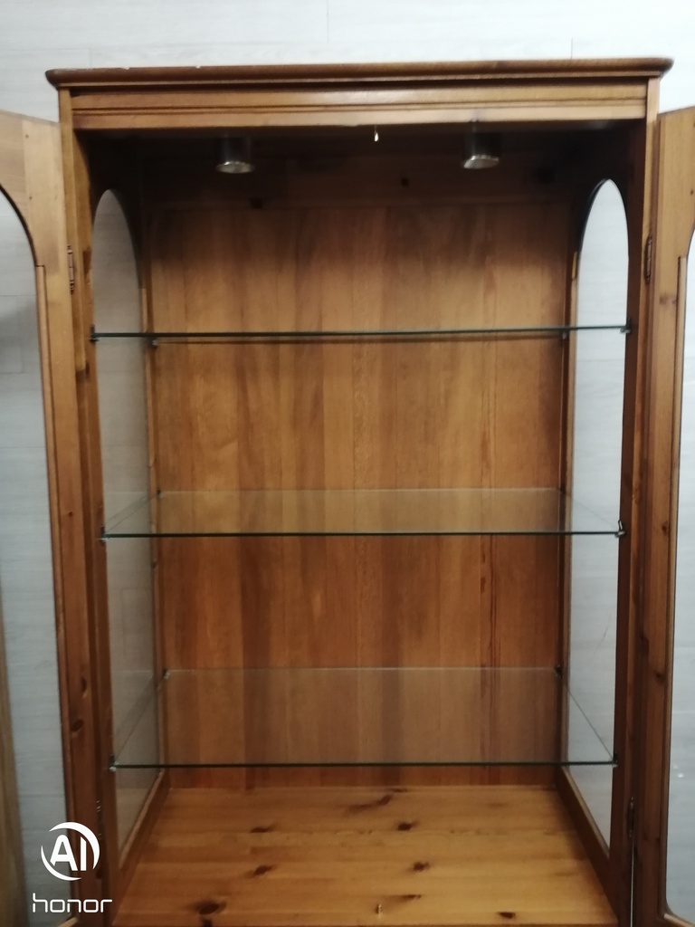 DUCAL Part Glazed Pine Display Unit