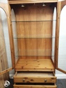 DUCAL Part Glazed Pine Display Unit