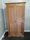 Quality solid pine double wardrobe