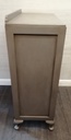 Retro painted oak linen cupboard