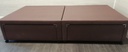 3ft6&quot; brown toned Two Drawer Divan Base