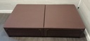 3ft6&quot; brown toned Two Drawer Divan Base