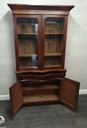 antique victorian bookcase display unit /cupboard