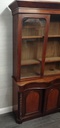 antique victorian bookcase display unit /cupboard