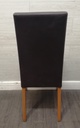 6 x  Quality Brown Leather Dining Chairs