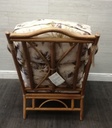Quality daro cane armchair