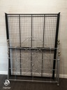 SILVER METAL 5ft BED FRAME