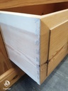solid pine double wardrobe with drawer