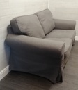 IKEA ‘EKTORP’ GREY TWO SEATER SOFA