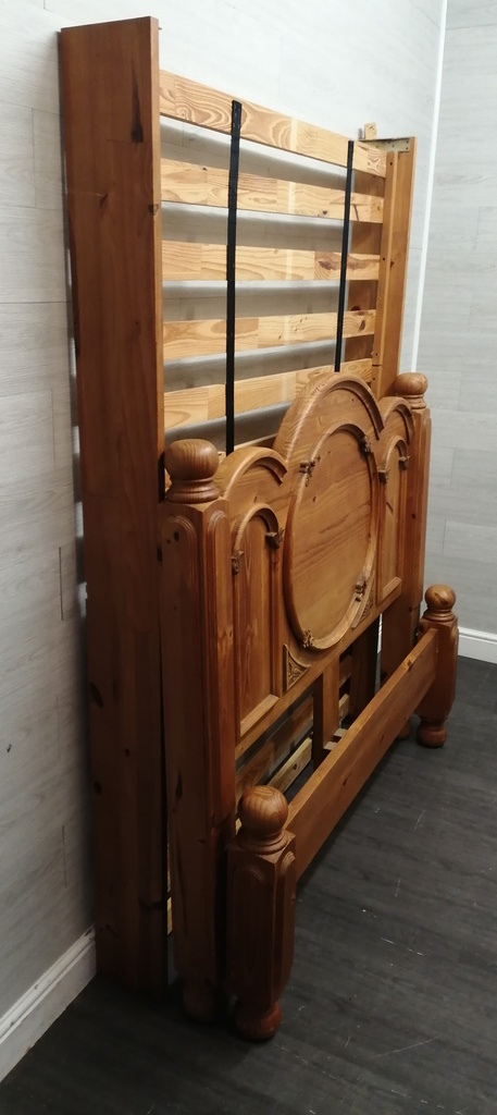 Top quality solid pine bed frame 4ft 6&quot;