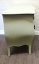 French Bombe Style painted three Drawer Chest