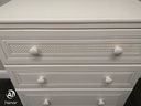 ALSTONS White three Drawer Chest