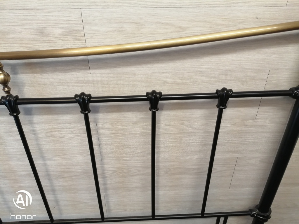 lovely 5ft black metal headboard