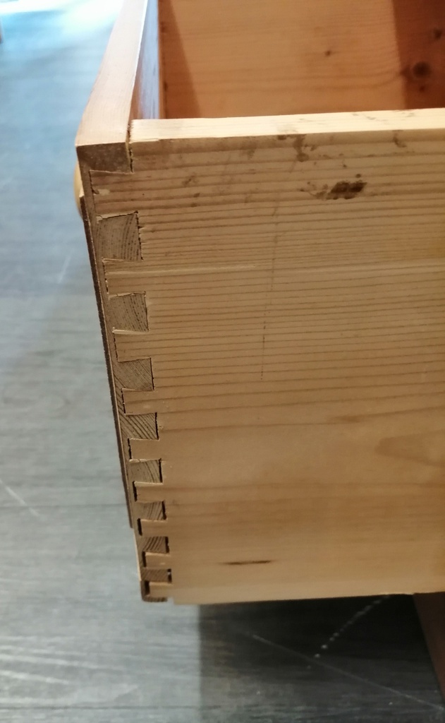 solid pine double wardrobe with drawer