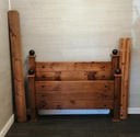 QUALITY 5ft  SOLID RUSTIC PINE BED FRAME