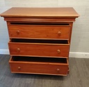 Quality three drawer chest