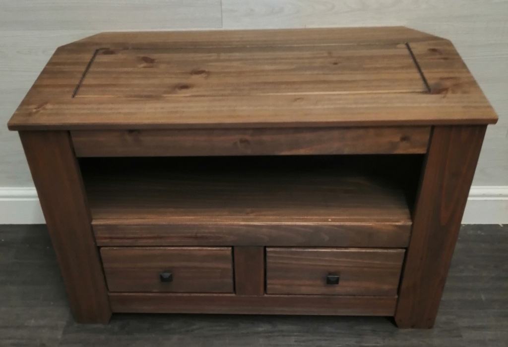 MEXICAN PINE TV STAND