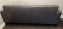 GREAT BUTTON BACK GREY SEATER LEATHER SOFA