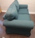 IKEA Green Two Seater Sofa