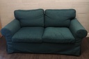IKEA Green Two Seater Sofa