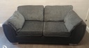 DFS Grey Toned Two Seater Sofa