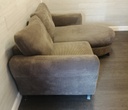DFS BEIGE TONED CHAISE-END SOFA