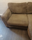 DFS BEIGE TONED CHAISE-END SOFA