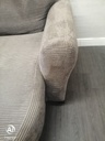 DFS BEIGE TONED CHAISE-END SOFA